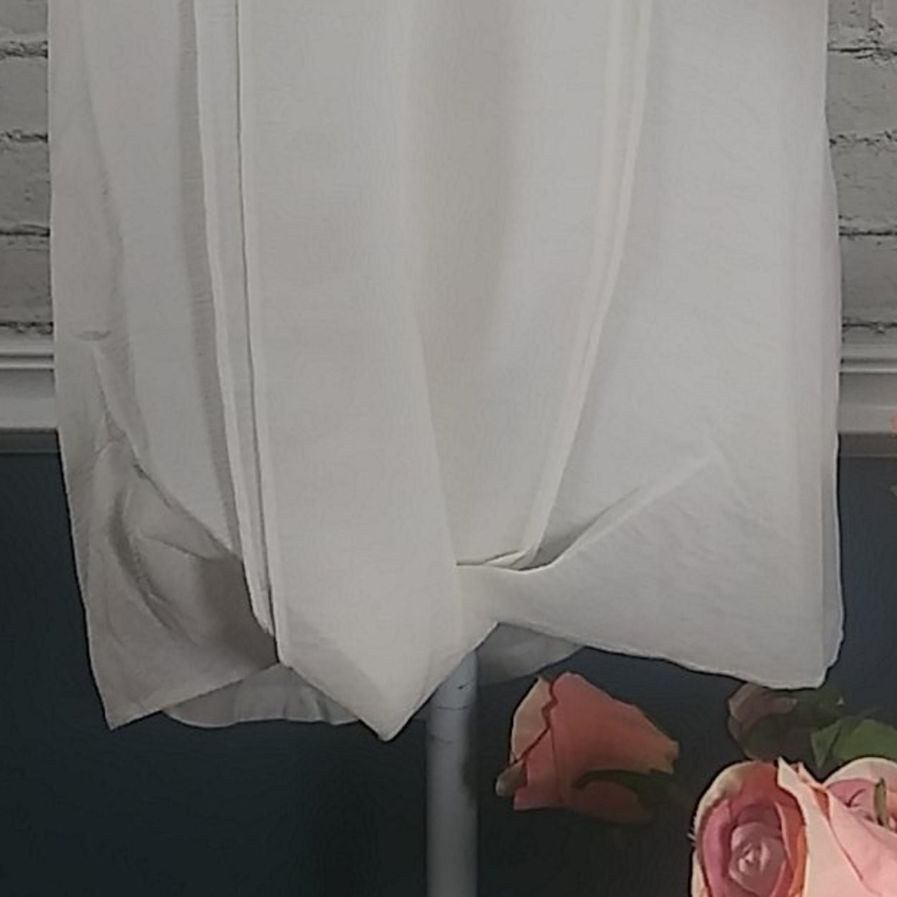NEW H by Halston  Blouse W/ Shawl Collar - Picture 4 of 12